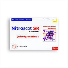 NITROSCOT SR 2.6MG CAPS 30S NITROSCOT SR 2.6MG CAPS 30S