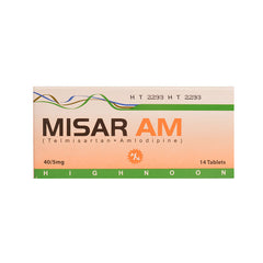 MISAR-AM 5MG+40MG TAB 20S MISAR-AM 5MG+40MG TAB 20S