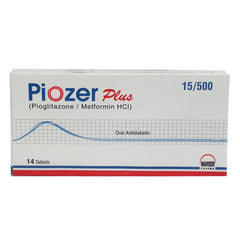 PIOZER PLUS 15MG+500MG TAB PIOZER PLUS 15MG+500MG TAB