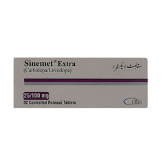 SINEMET EXTRA 25/100MG 30S SINEMET EXTRA 25/100MG 30S