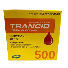 TRANCID 500MG INJ TRANCID 500MG INJ
