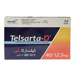 TELSARTA-D 40MG+12.5MG TAB TELSARTA-D 40MG+12.5MG TAB