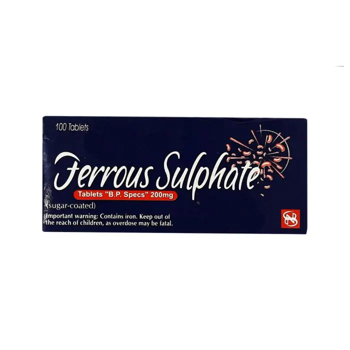 Buy Ferrous Sulphate 200mg Tablet Online In Pakistan – Dawa Healthcare