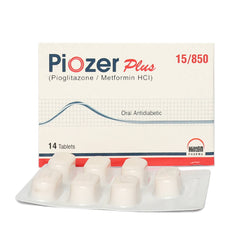PIOZER PLUS 15MG+850MG TAB PIOZER PLUS 15MG+850MG TAB