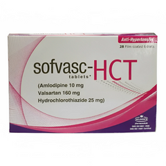 SOFVASC HCT 10/160/25MG TAB SOFVASC HCT 10/160/25MG TAB