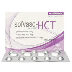 SOFVASC HCT 5/160/25MG TAB SOFVASC HCT 5/160/25MG TAB