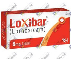 LOXIBAR 8MG TABLET LOXIBAR 8MG TABLET