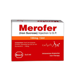 MEROFER 100MG/5ML (AMP) MEROFER 100MG/5ML (AMP)