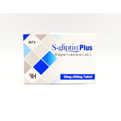 S-GLIPTIN PLUS 50MG+850MG TAB S-GLIPTIN PLUS 50MG+850MG TAB