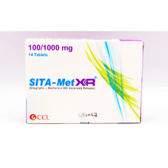 SITA-MET XR 100/1000MG TAB 14S SITA-MET XR 100/1000MG TAB 14S