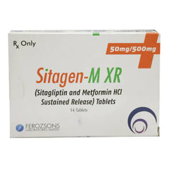 SITAGEN-M 50MG+500MG TAB SITAGEN-M 50MG+500MG TAB