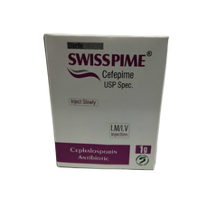 SWISSPIME 1G IM / I.V INJ SWISSPIME 1G IM / I.V INJ