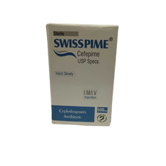 SWISSPIME 500MG IM / I.V INJ SWISSPIME 500MG IM / I.V INJ