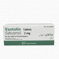 VENTOLIN 2MG TAB VENTOLIN 2MG TAB