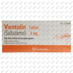 VENTOLIN 4MG TAB VENTOLIN 4MG TAB