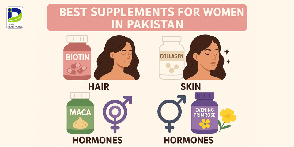 Best Supplements for Women in Pakistan – Hair, Skin, and Hormones