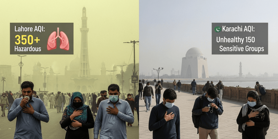 How Air Quality in Lahore and Karachi Is Affecting Respiratory Health