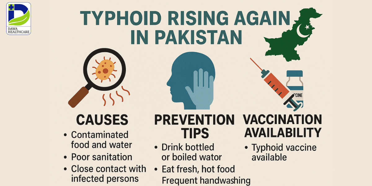 Typhoid Rising Again in Pakistan? Causes, Prevention Tips & Vaccination Availability