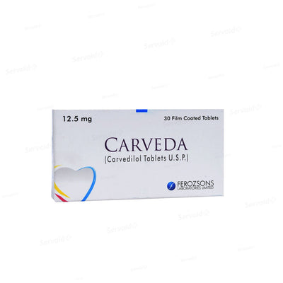 CARVEDA 12.5MG TAB