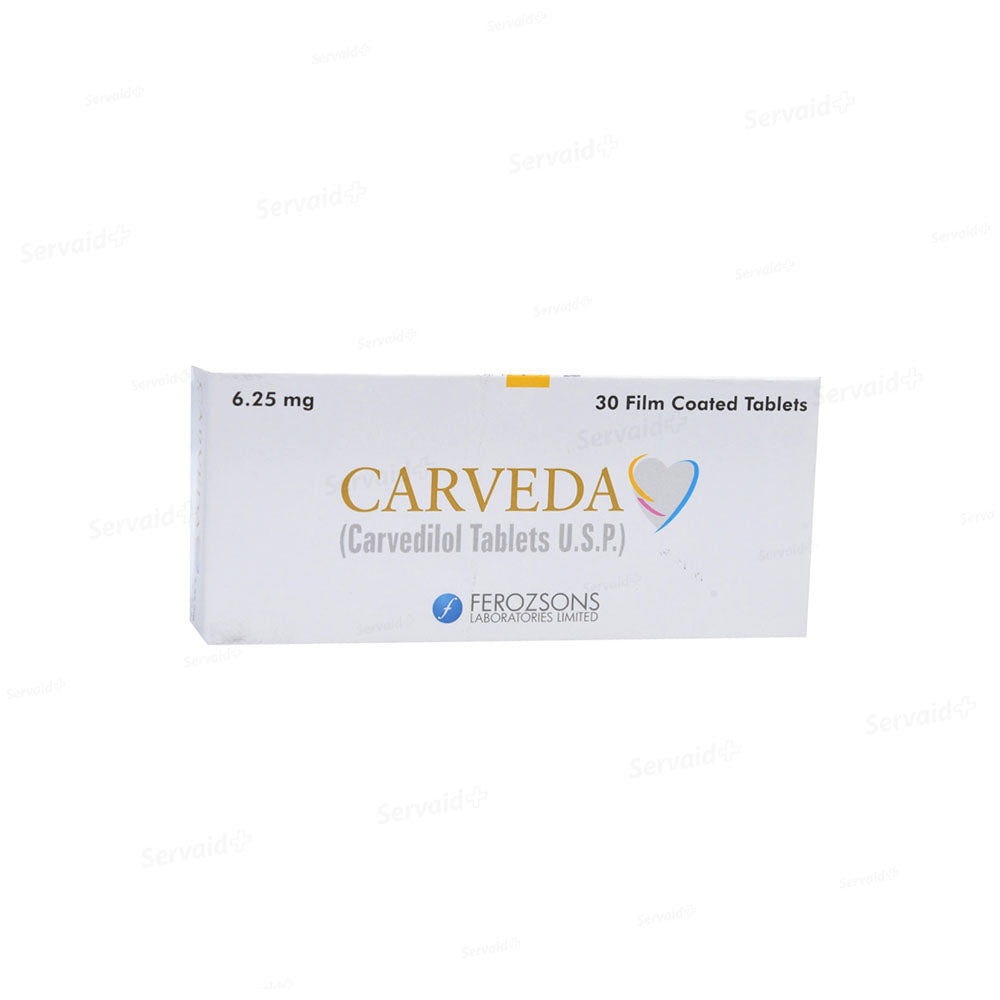 CARVEDA 6.25MG TAB