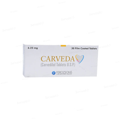 CARVEDA 6.25MG TAB
