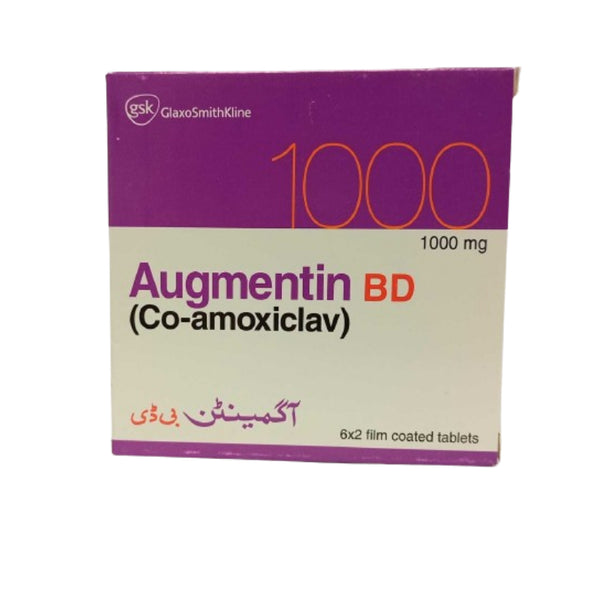 AUGMENTIN BD 1GM TAB 12S