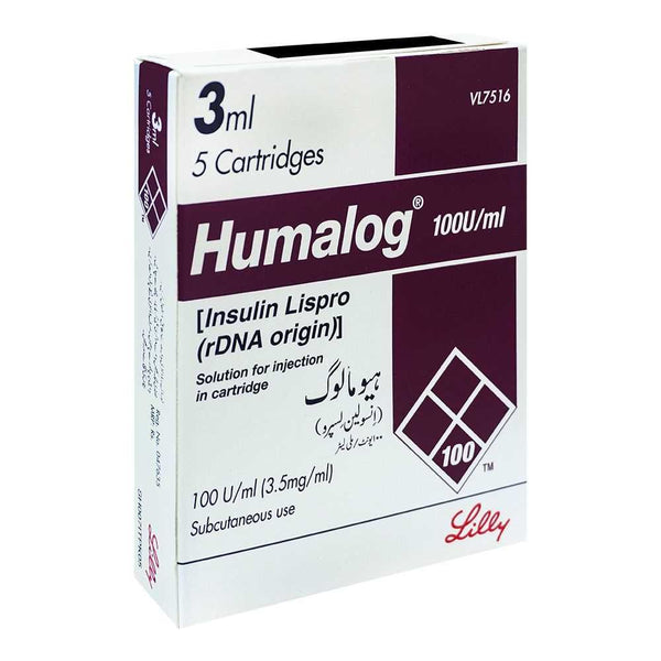 HUMALOG CARTRIDGE (3ML)