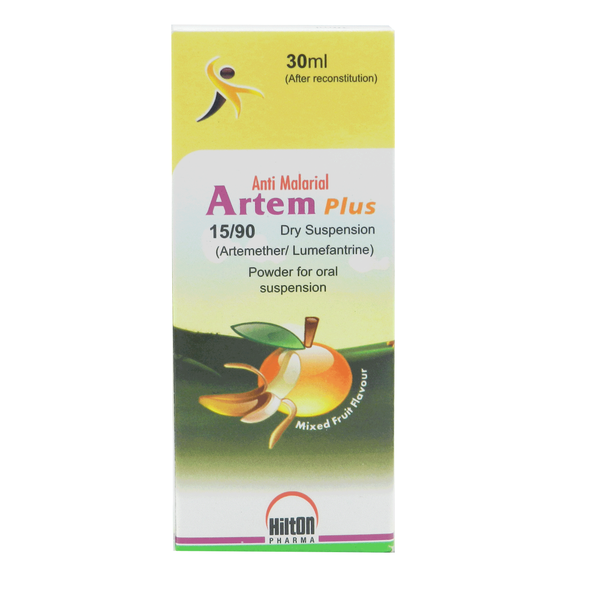 ARTEM PLUS 15MG+90MG SUSP30ML