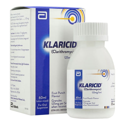 KLARICID 125MG/5ML SUSP 60ML