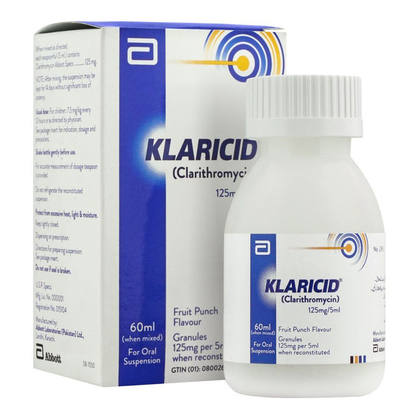 KLARICID 125MG/5ML SUSP 60ML