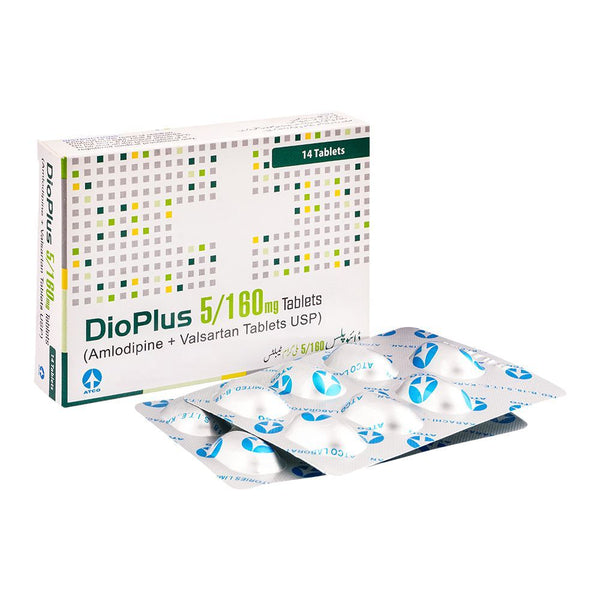 DIOPLUS 5MG+160MG TAB