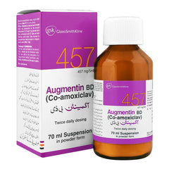 AUGMENTIN 457MG/5ML SUSP 70ML