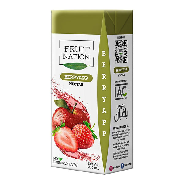 BERRYAPP NECTAR FRUIT NATION 200ML