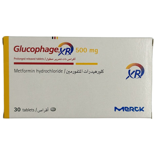 GLUCOPHAGE-XR 500MG TAB 30S