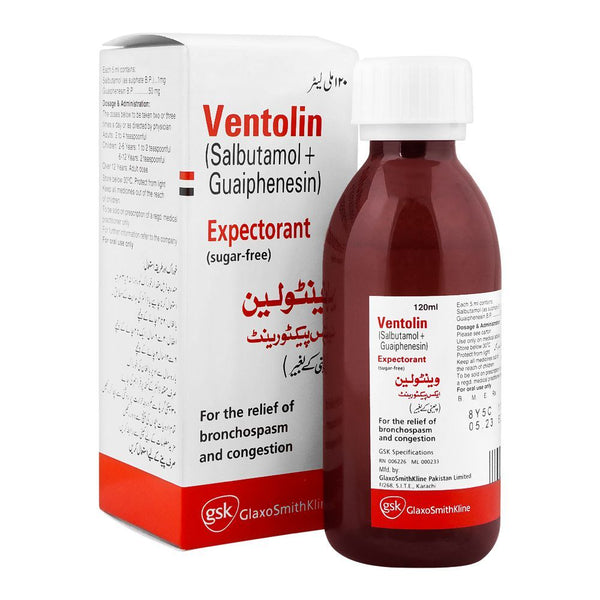 VENTOLIN EXP SYR 120ML