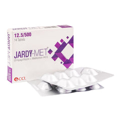 JARDY-MET 12.5/500 TAB 14S