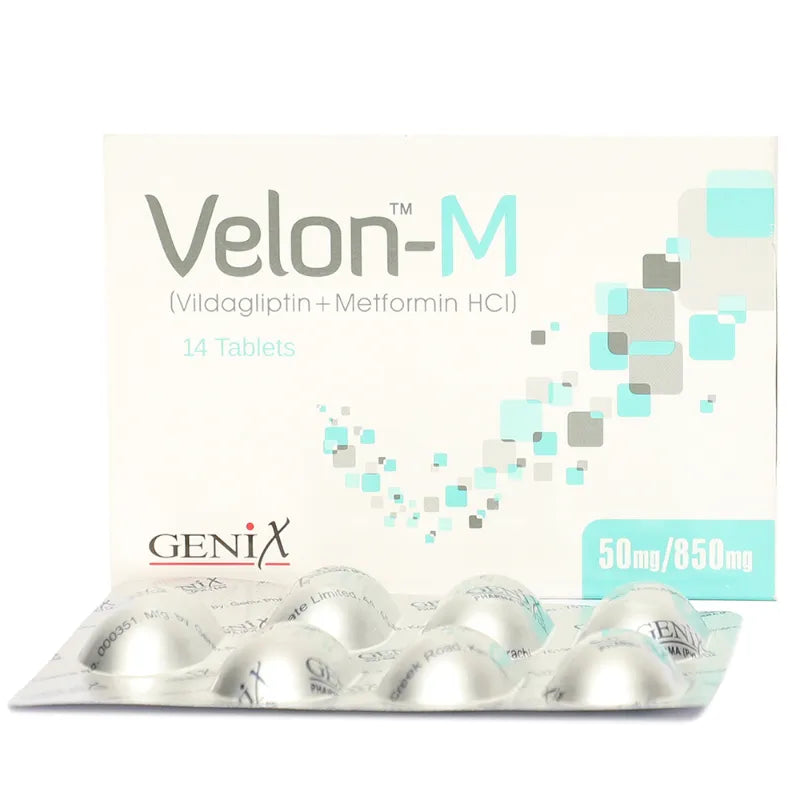 VELON-M 50MG+850MG TAB