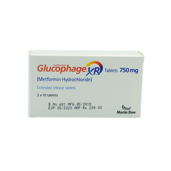 GLUCOPHAGE-XR 750MG TAB