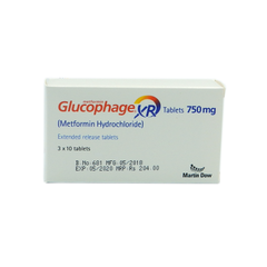 GLUCOPHAGE-XR 750MG TAB