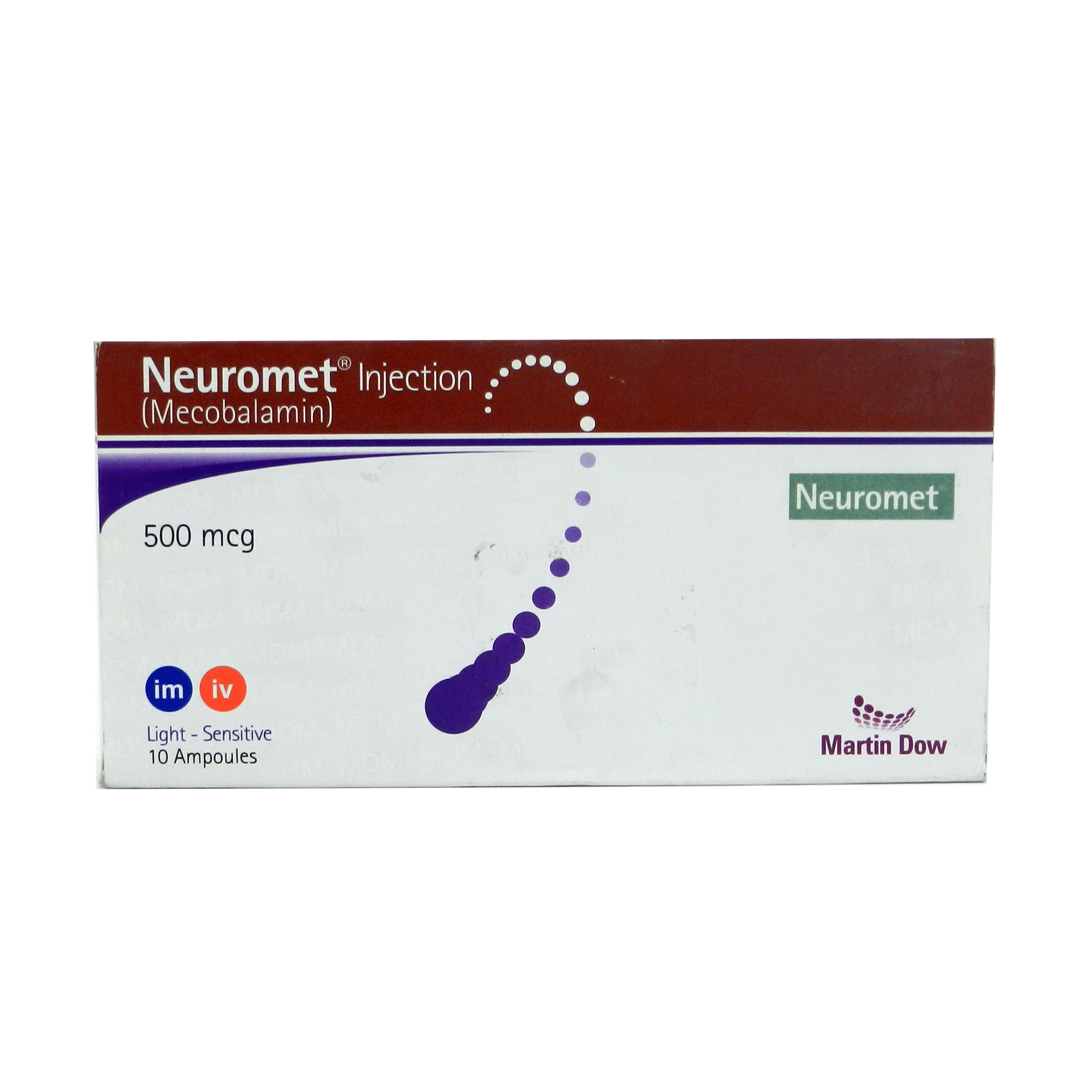 NEUROMET 500MG (AMP)