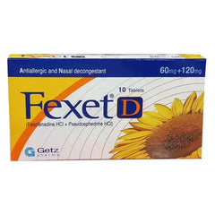 FEXET-D 60MG+120MG TAB