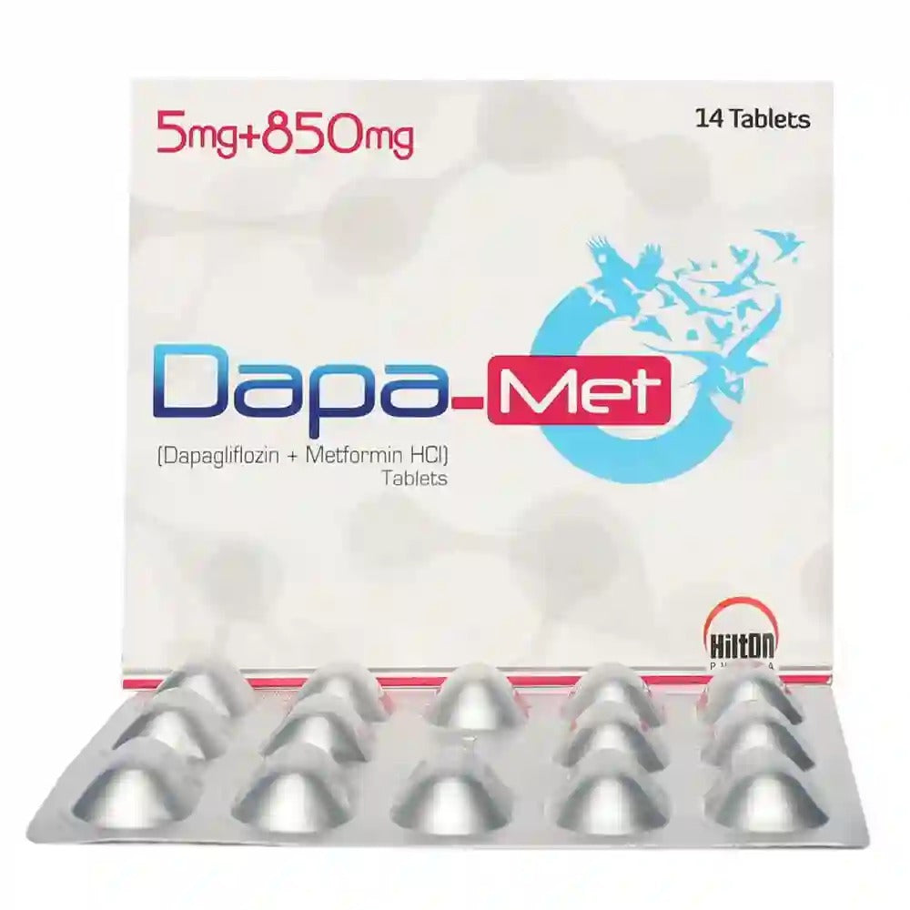 DAPA-MET 5MG+850MG 14S – Dawa Healthcare