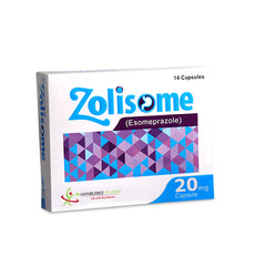 ZOLISOME 20MG CAP 14S