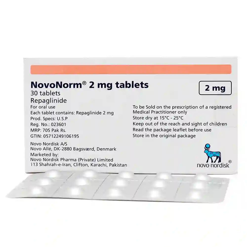 NOVONORM 2MG TAB