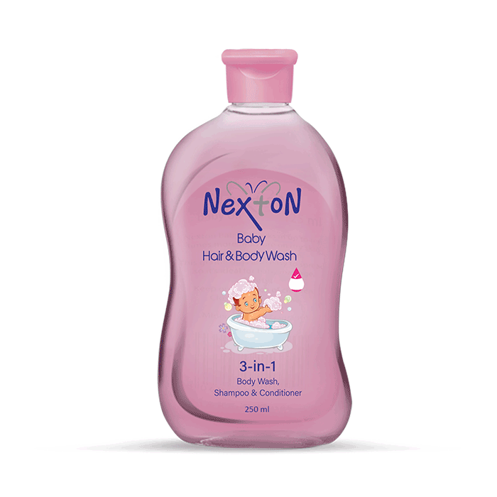 NEXTON HAIR AND BABYWASH 250ML PINK