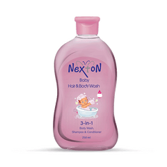 NEXTON HAIR AND BABYWASH 250ML PINK