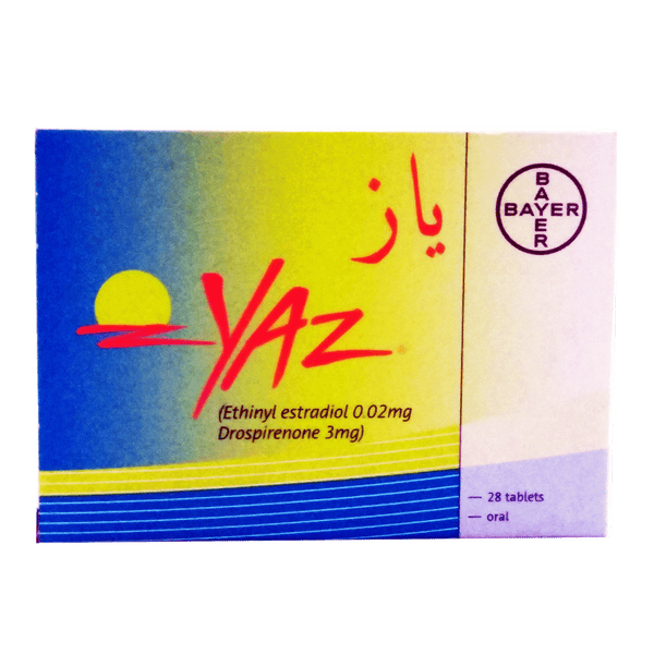 YAZ 0.02MG+3MG TAB