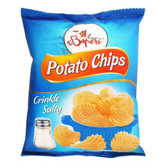 KJ POTATO CHIPS CRINKLE SALTY 125RS