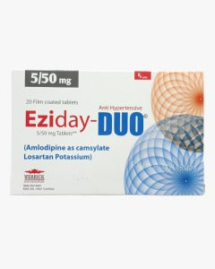 EZIDAY-DUO 5/50MG TAB 20S