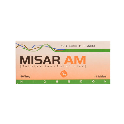 MISAR-AM 5MG+40MG TAB 20S